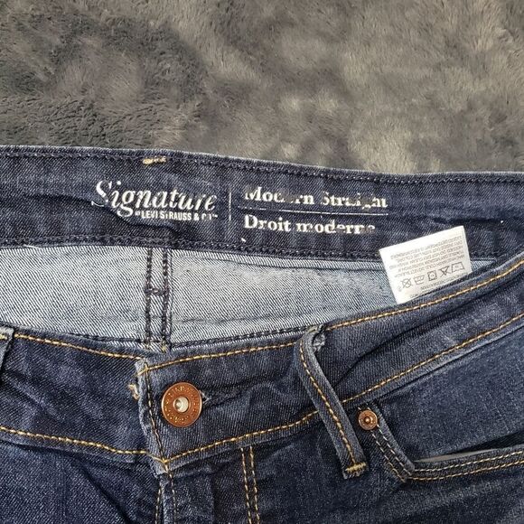 Levi Strauss Signature blue Jeans Mid Rise 10M - Picture 5 of 13